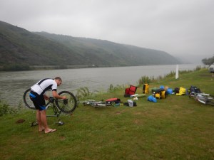 Camping and bike maintenance