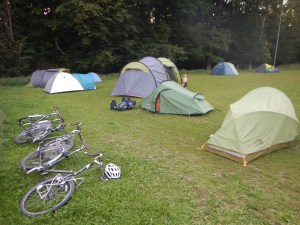 Camping with the children