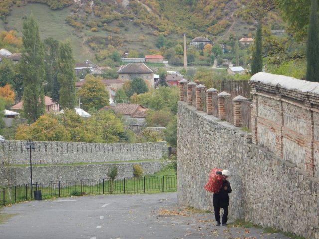 Sheki- surrounded by mountains