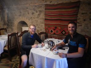 Tea in a Sheki caravanserai
