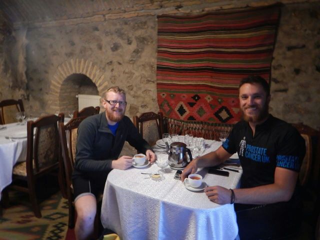 Tea in a Sheki caravanserai