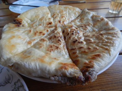 Meat stuffed in pastry, deep fried. Excellent.