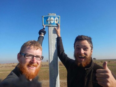 Only 100 kms of desert left! 