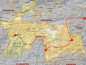 From Dushanbe to Khorog, Murghab and Kashgar