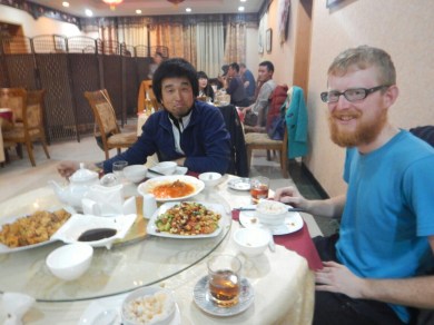 Laurence and Jimbo, Dushanbe, 21 Nov 14