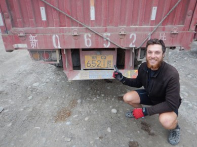 Our first Chinese numberplate, 29 Nov 14