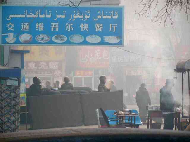 Kuqa main bus station, 11 Jan 15