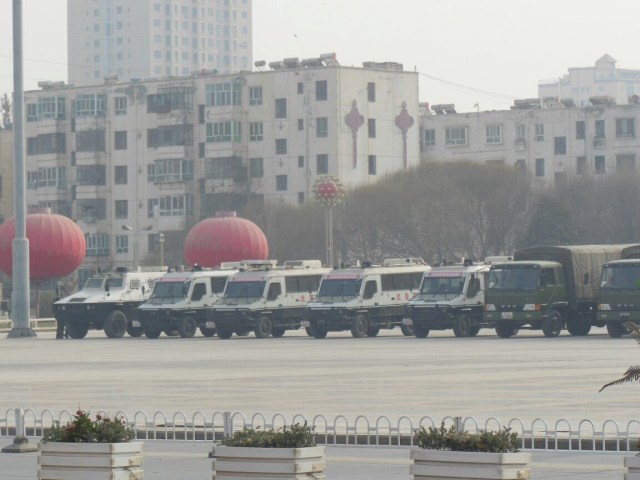 People's Square ... but no people.