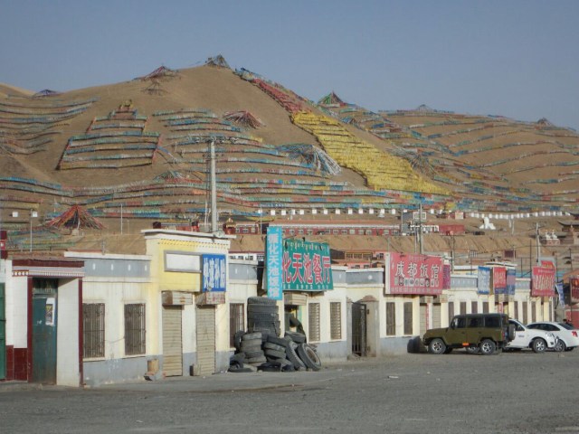 Abandoned streets but colourful hills