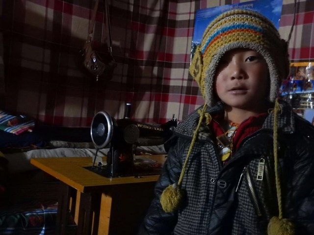 Staying over with this Tibetan family