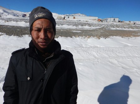 He saw my face and offered me his mask, a very sweet man