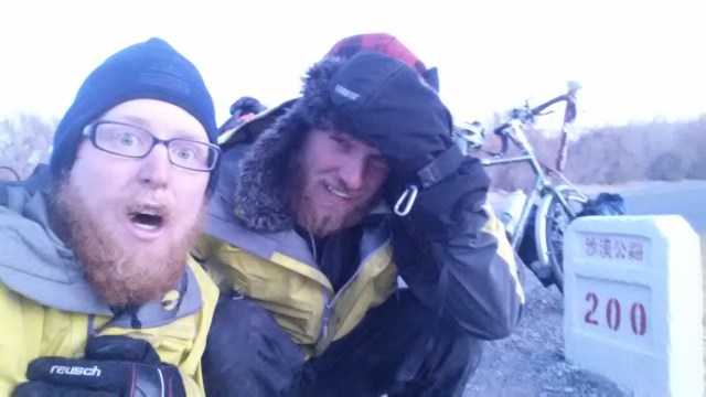 200kms across the Taklamakan, 12 Jan 15