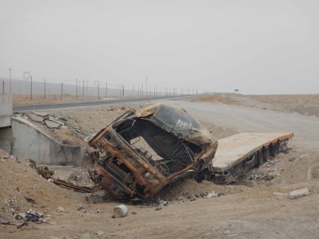 A truck which didn't make it, 5 Jan 15