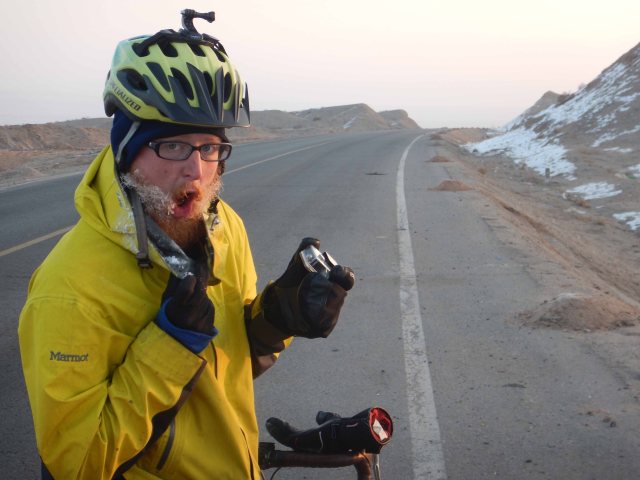 Freezing beards in the morning, 9 Jan 15