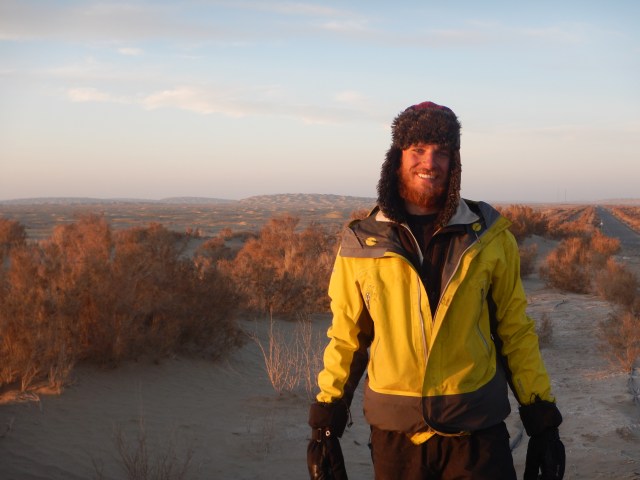 Still smiling at sunset, Day One. 12 Jan 15