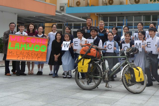 Lam Woo School welcome, 1 April 2015