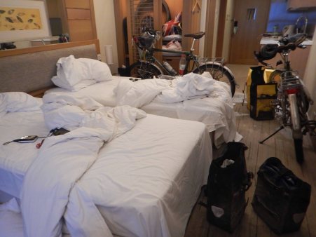 Our fancy last night of the expedition