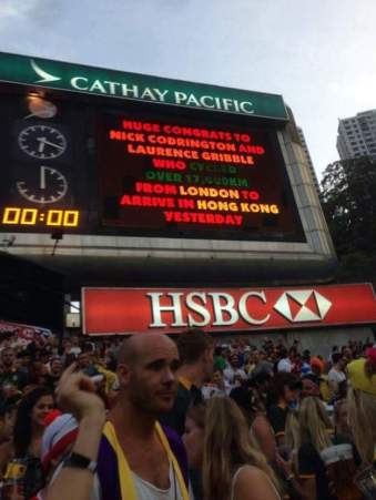 Announcement which accompanied the tannoy