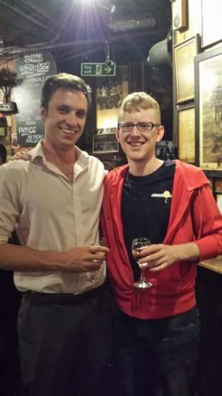 No beards, but still on speaking terms...!